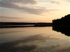 Озеро вечером